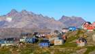Town Tasiilaq (former Ammassalik), the biggest town in Greenland., autumn Art Print